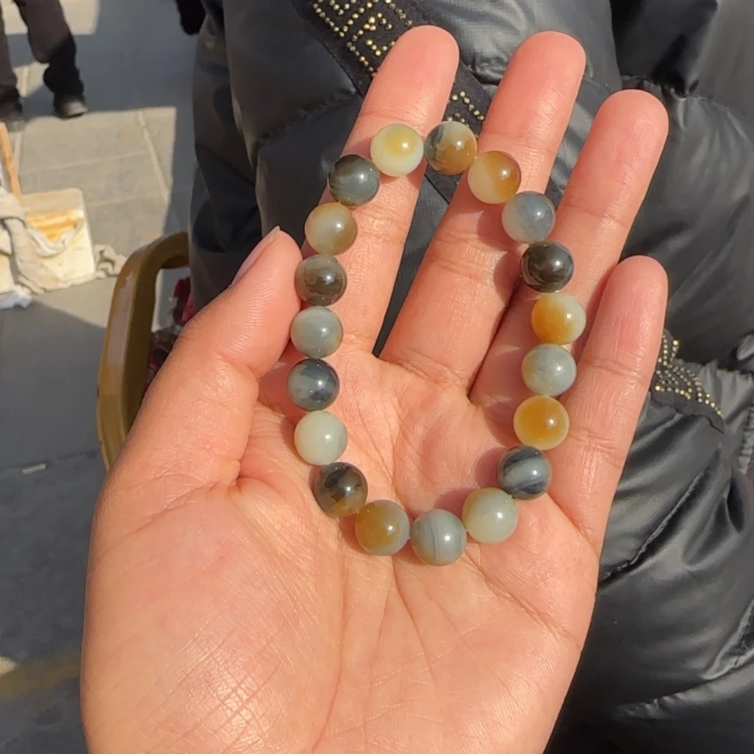 和田玉手串未镶嵌