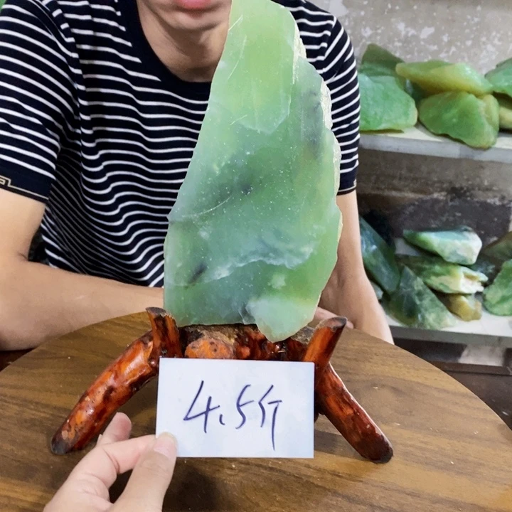 好***油蛇纹石玉未镶嵌原石