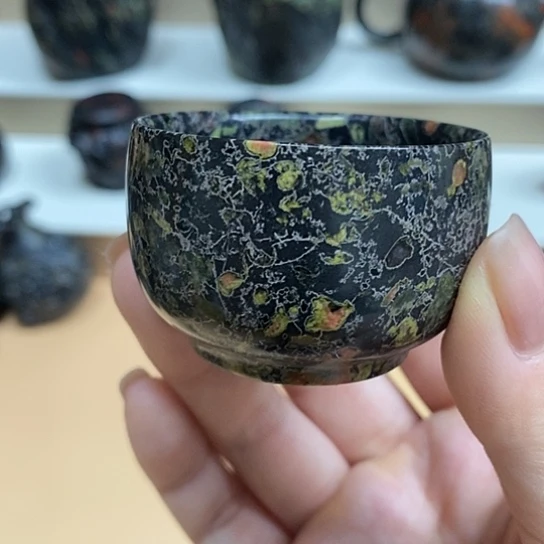 玉福茶具瓷安山玉