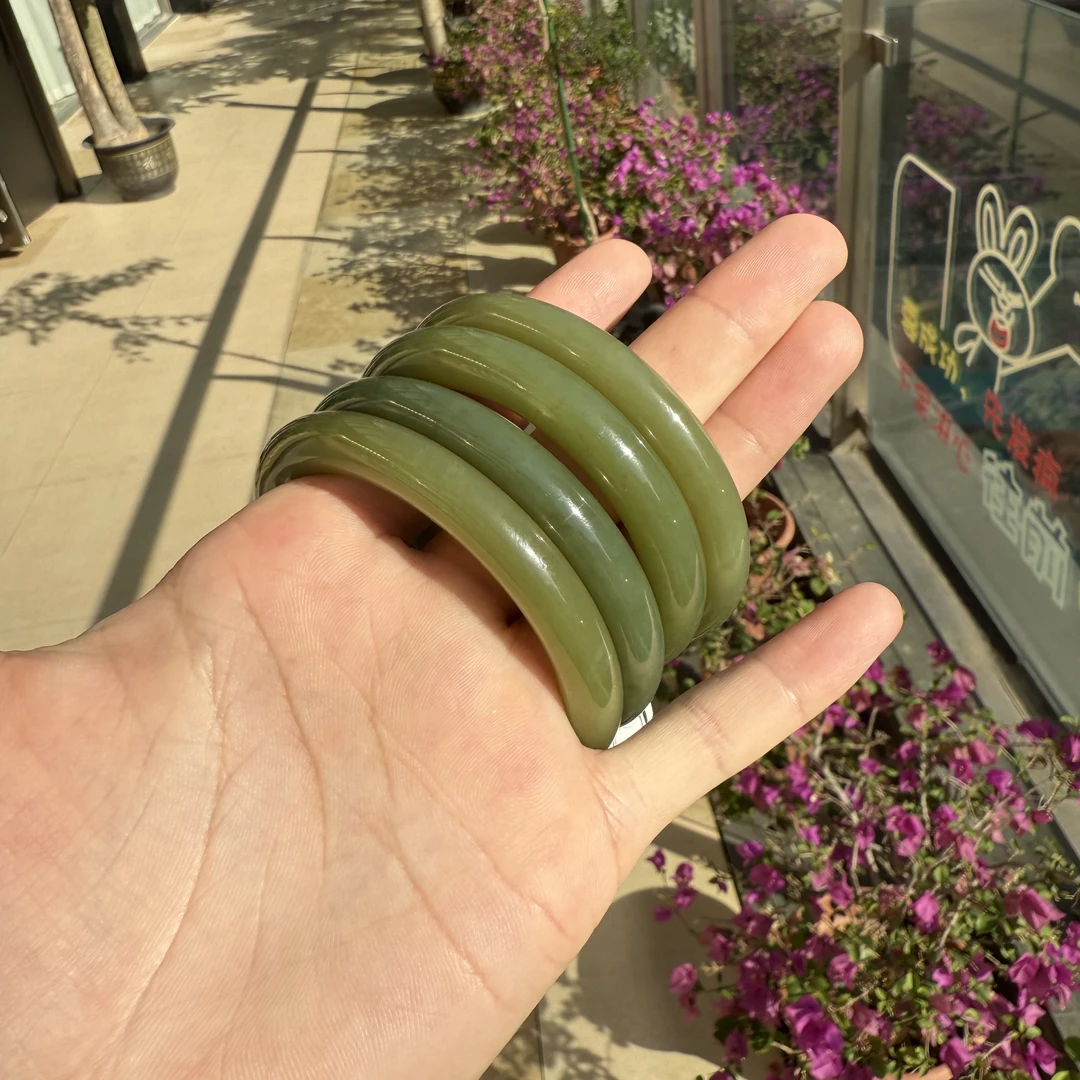 思懿手镯之家-和田玉黄口手镯-AD241012019-SY-多样性发一