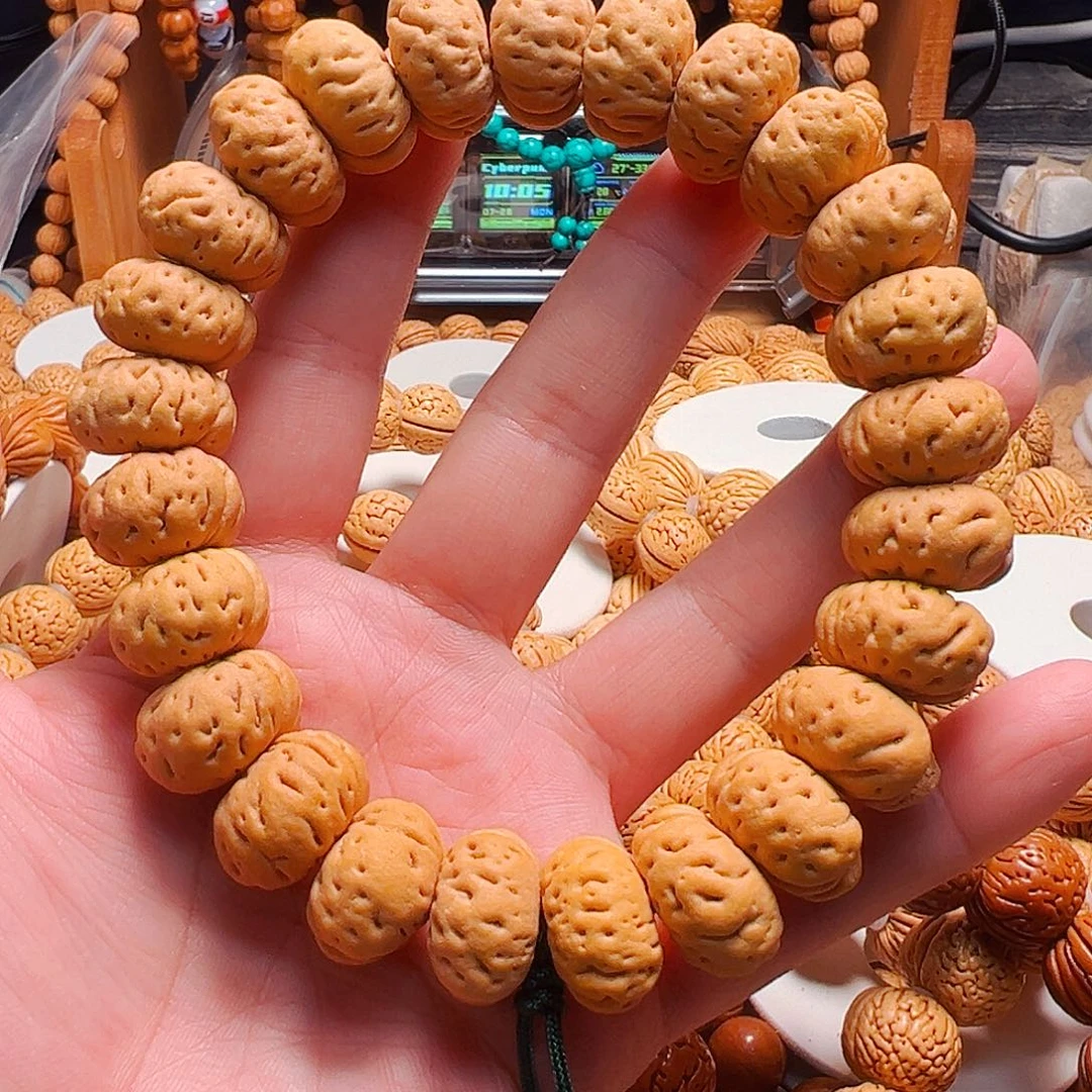 桃核手串肥脐蟠桃20尺