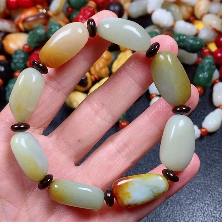 和田玉手链未镶嵌