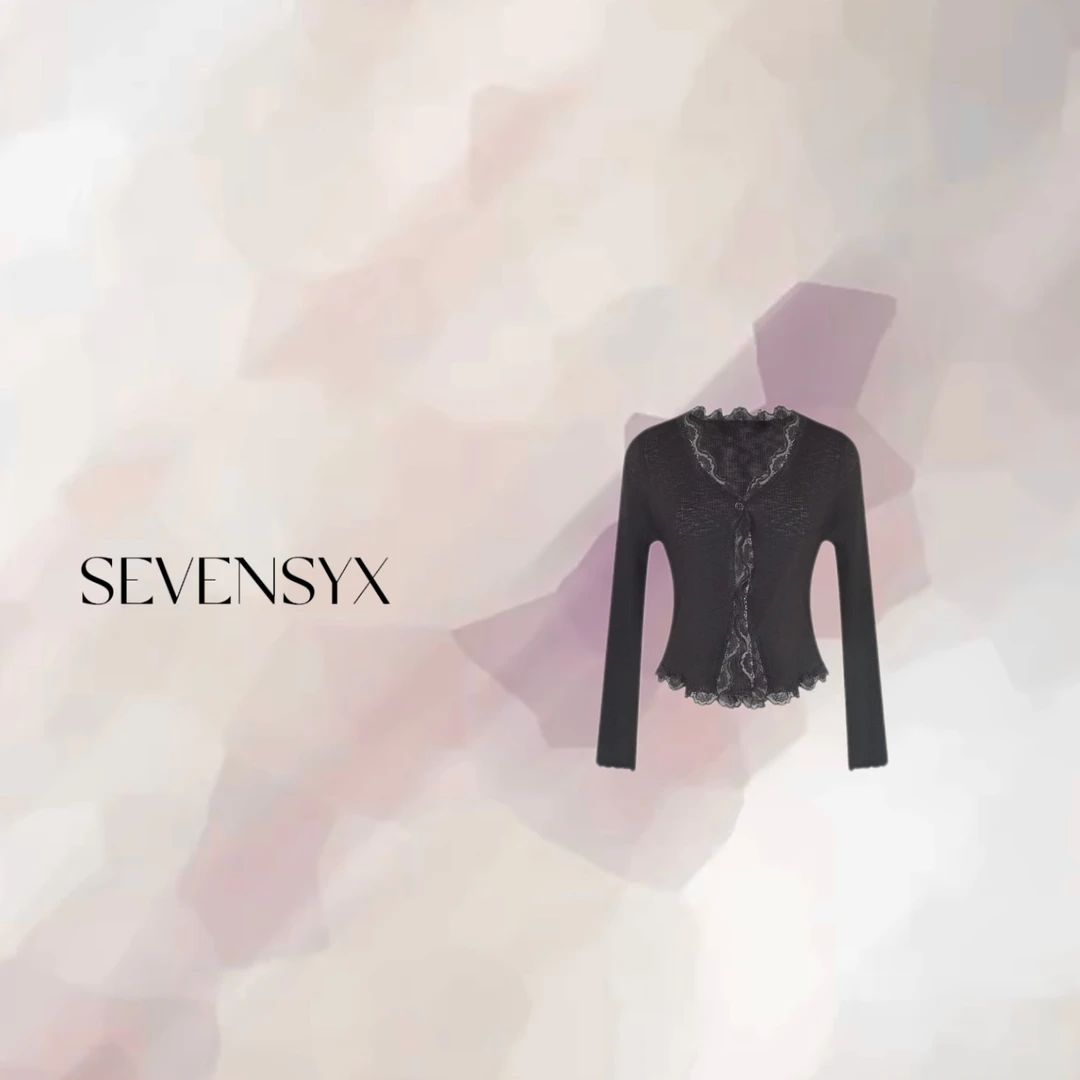 【蕾丝花边开衫】25春夏 显瘦 柔软 不挑人 针织 可做防晒 长袖百搭