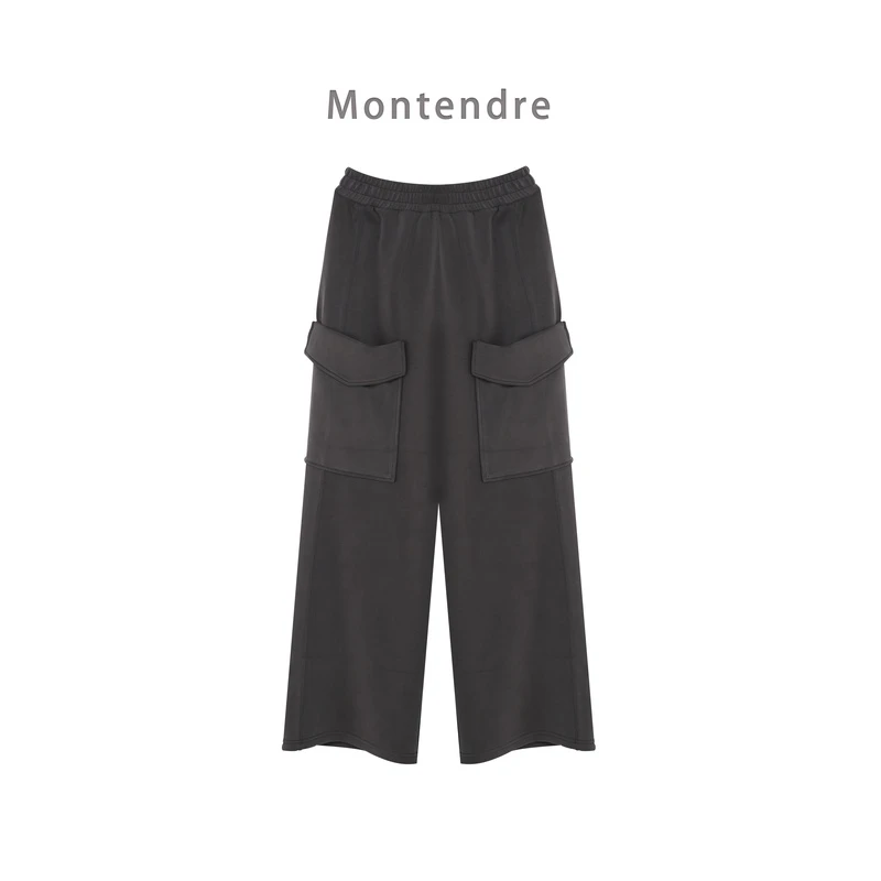 【六哥家】 S 秋季新款 时尚简约休闲工装风大口袋休闲裤