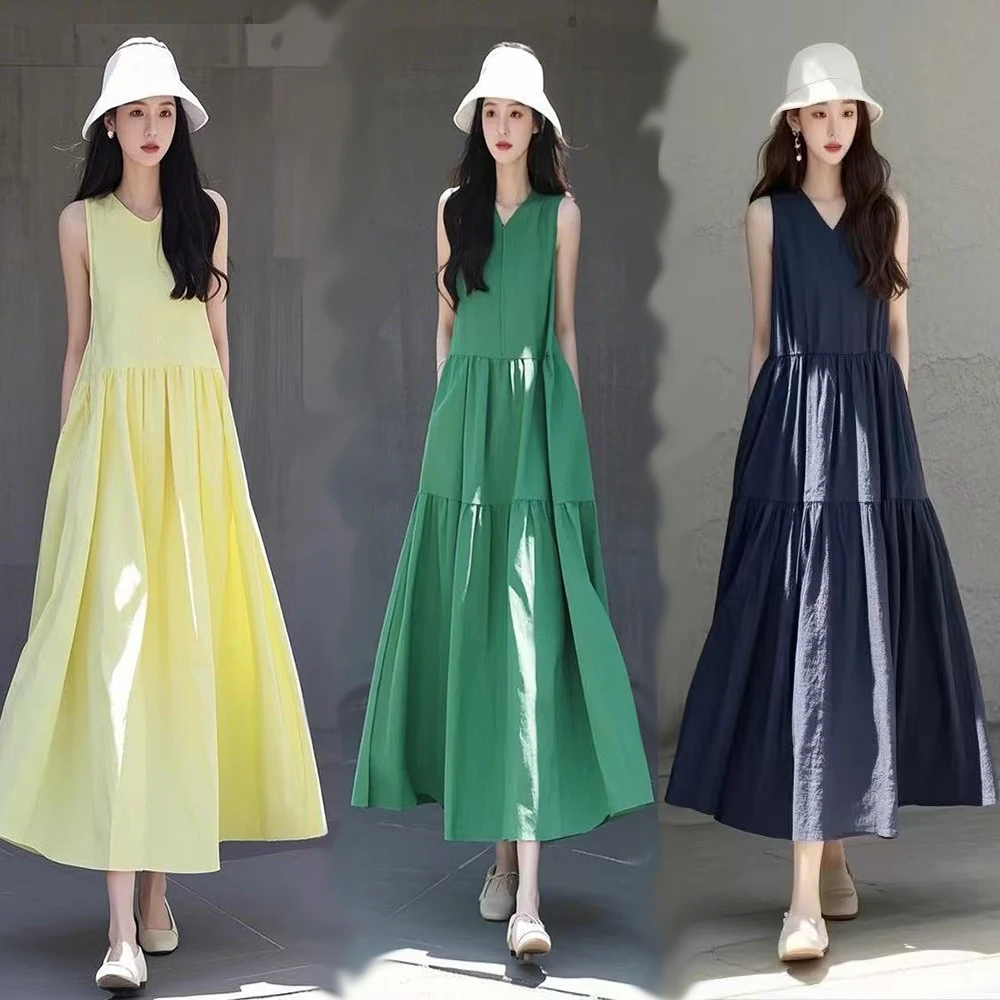 法式高级感气质慵懒风连衣裙女2025夏装新款海边度假漂亮好看长裙