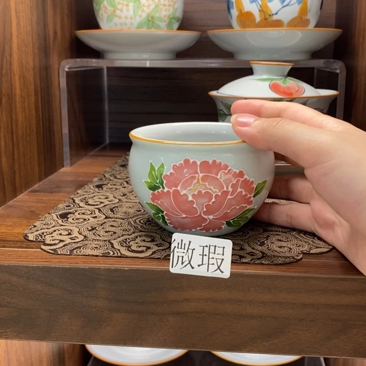 釉下老陶泥手工绘制