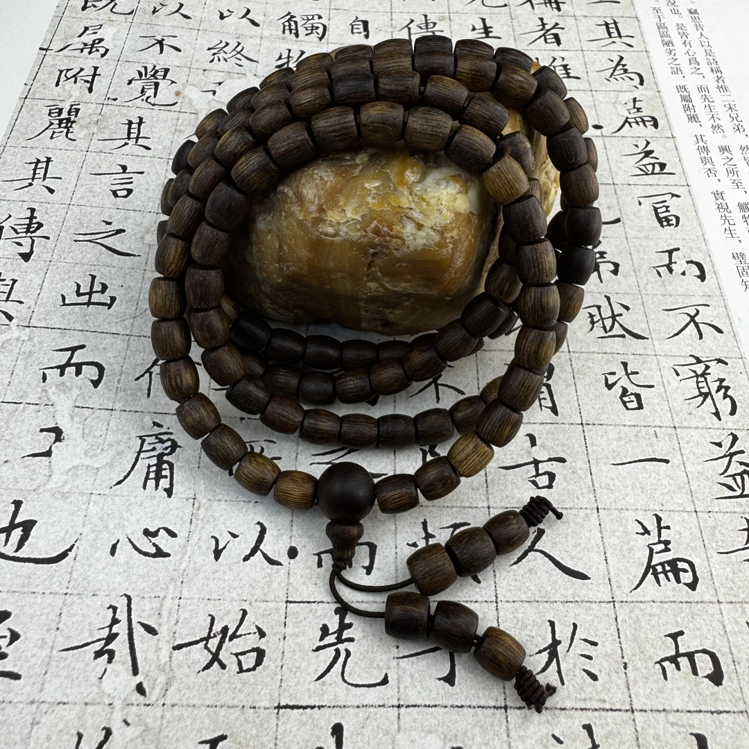 z-889【巴布亚树心留疤沉香】多圈6×7mm、24.29g