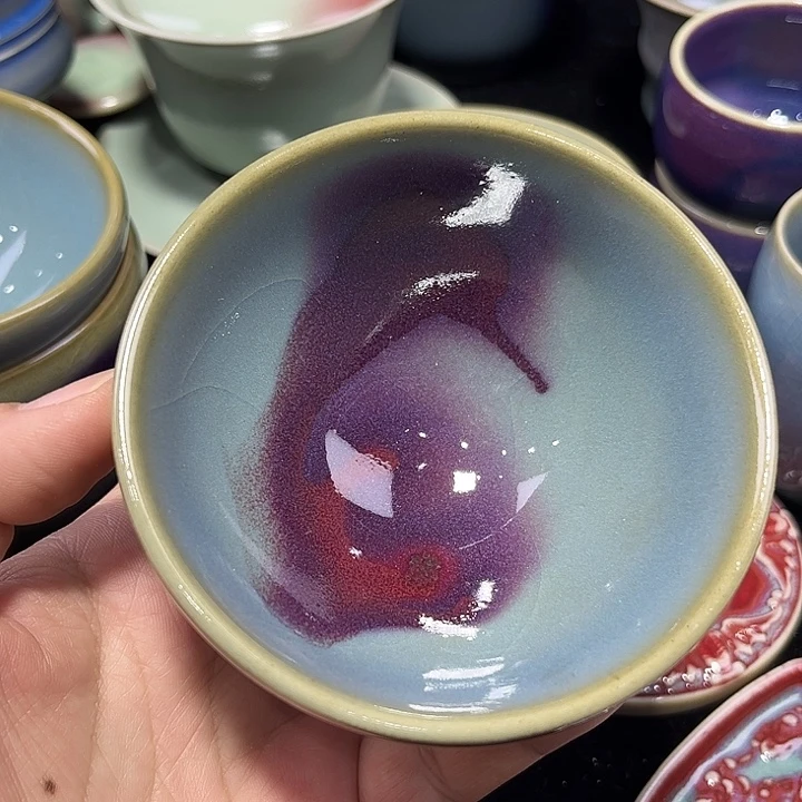 陶摆件钧窑茶器钧窑茶器