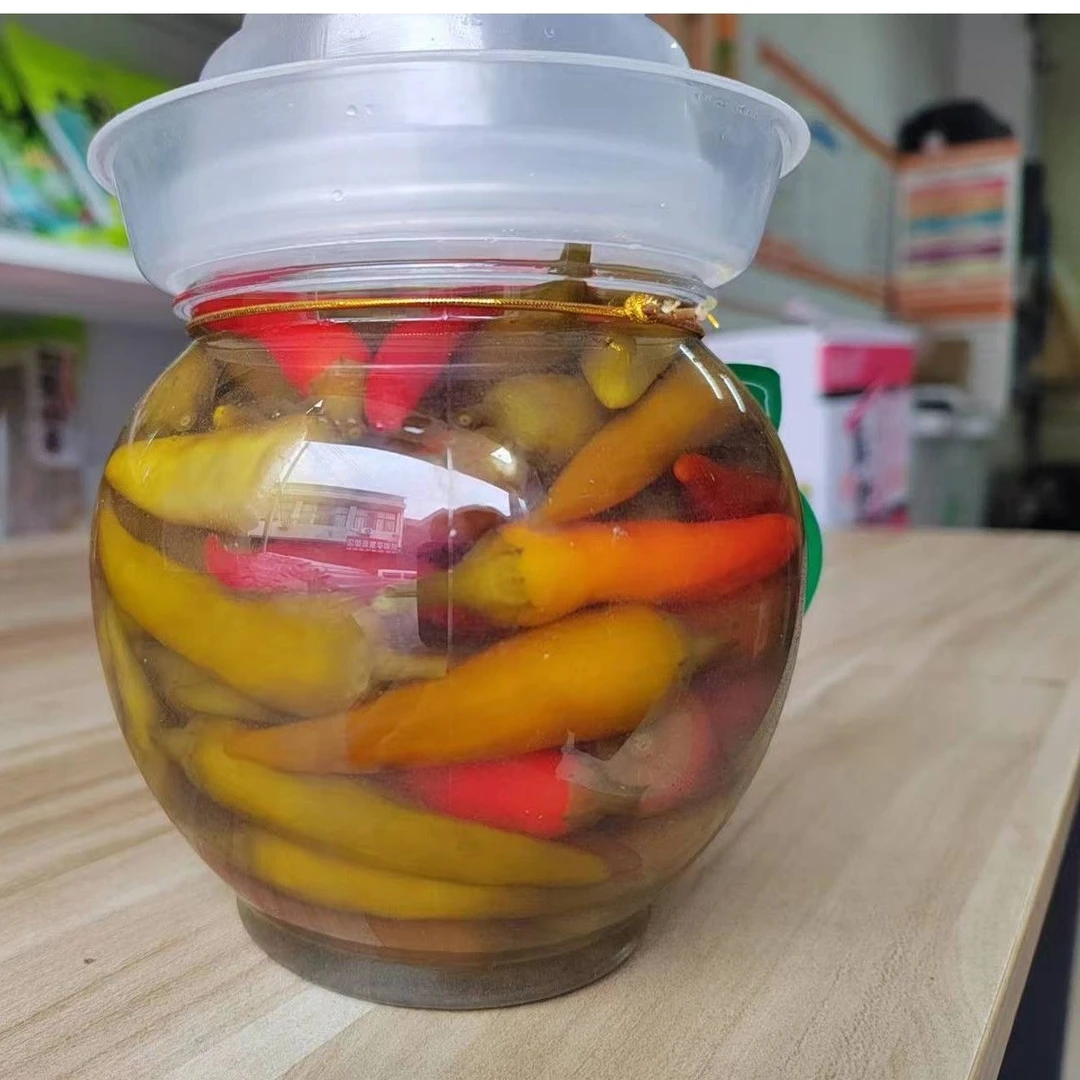 湖南本地腌辣椒酸辣椒传统农家泡菜酸辣子坛子菜下饭配菜