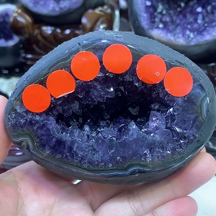 大型摆件（非配饰）紫晶未镶嵌286钱袋子