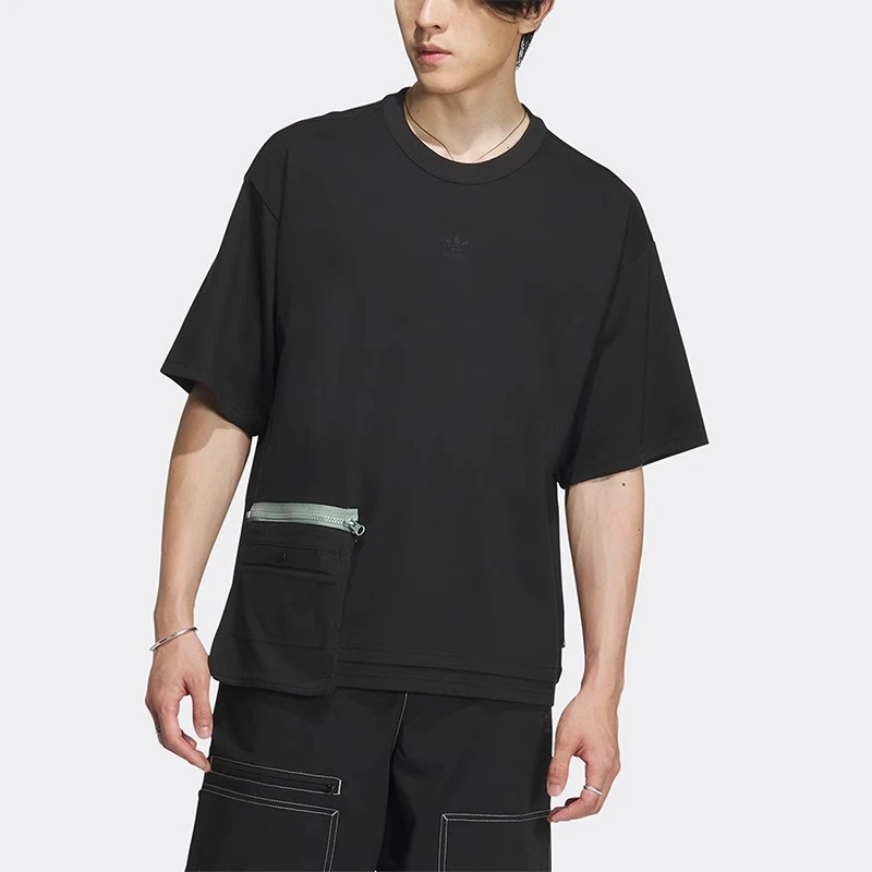 adidas阿迪达斯透气男士短袖t恤男款宽松时尚男子潮流舒适HY7245