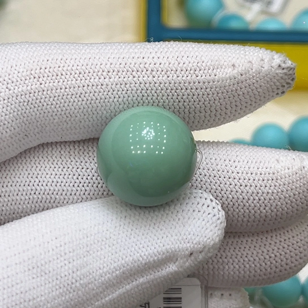 未镶嵌绿松石珠宝奇石圆珠18