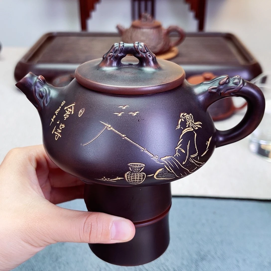 壶坭兴陶全手工雕刻