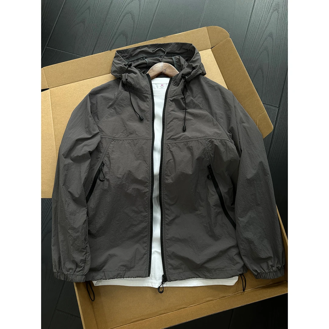 冰川灰轻薄款upf50+防晒衣男女户外防紫外线钓鱼服夏季连帽薄外套