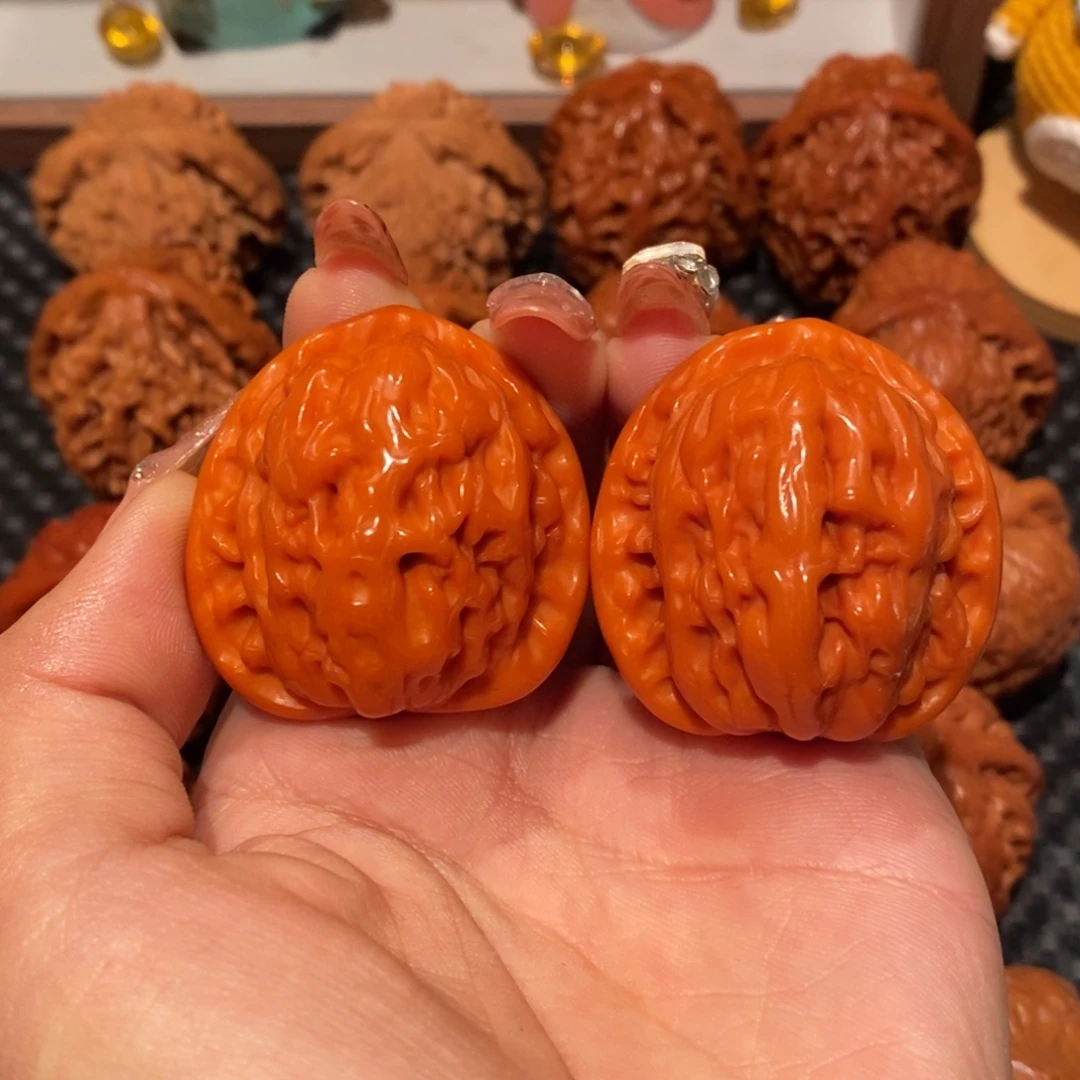 桃核吊坠37玉化北京双塔，