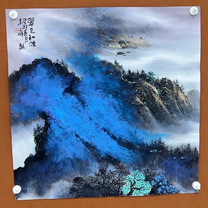 国画李文峰的画作