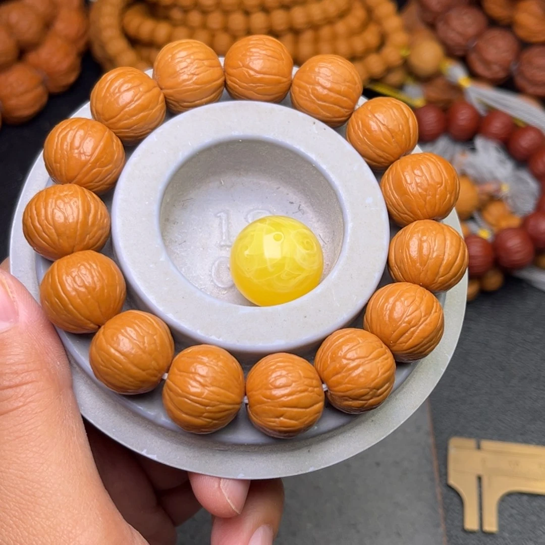 猴头核桃吊坠17聚宝盆送黄