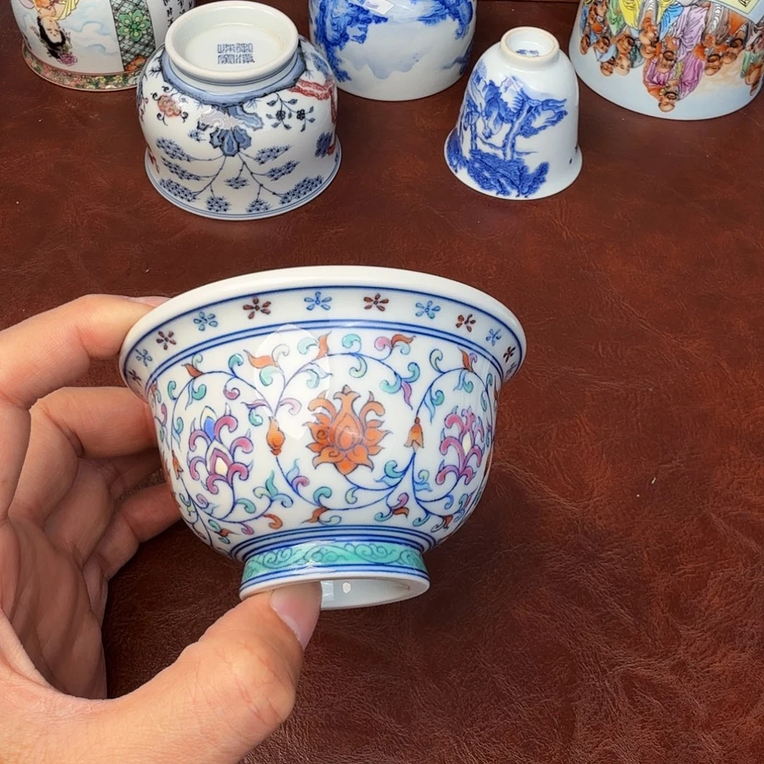 隆***饭陶现代景德镇全手绘陶瓷