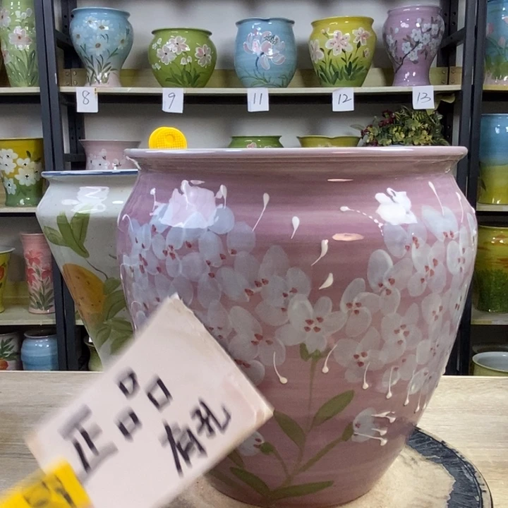 景德镇高温陶瓷花盆
