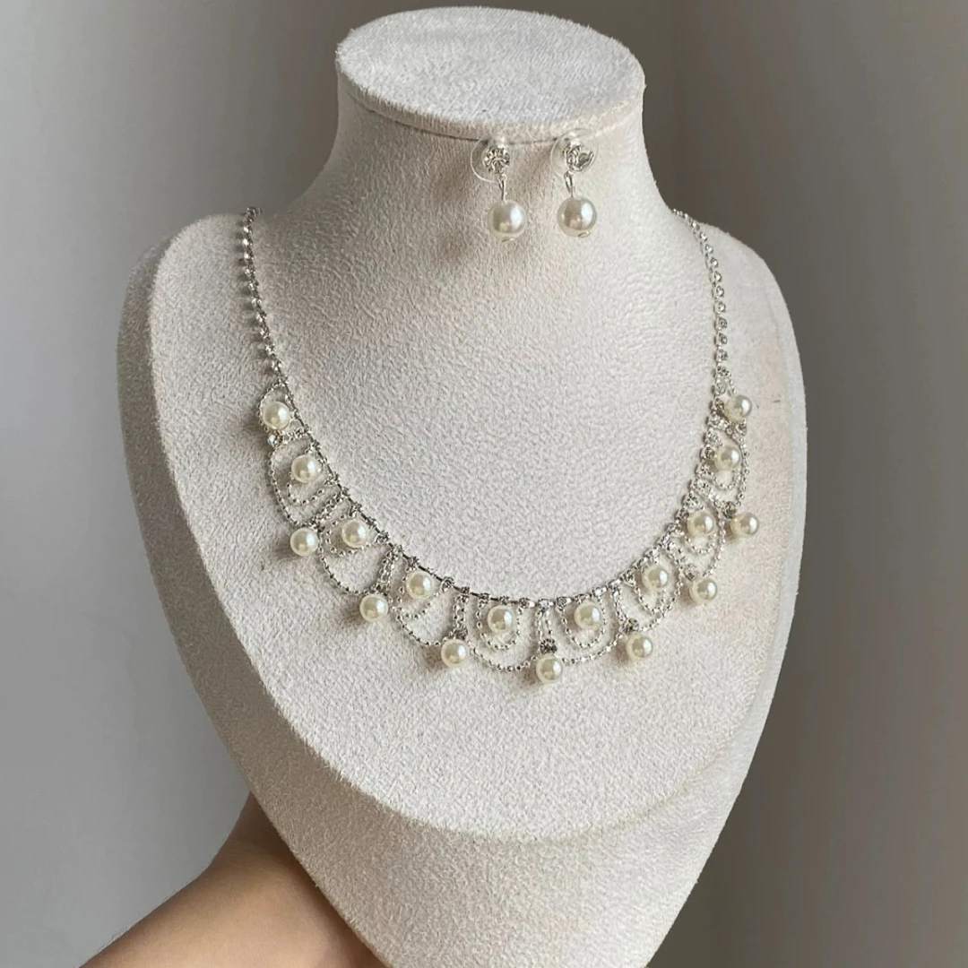 铜合金项链 精品/花边流苏项链法式复古气质锁骨链轻奢高级感新款