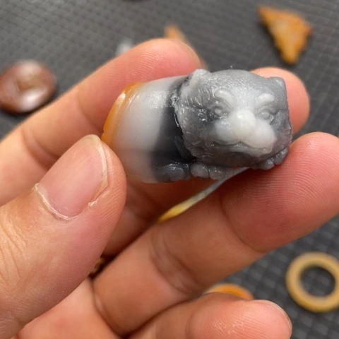 【闪购商品】石英质玉（黄龙玉）未镶嵌颈饰