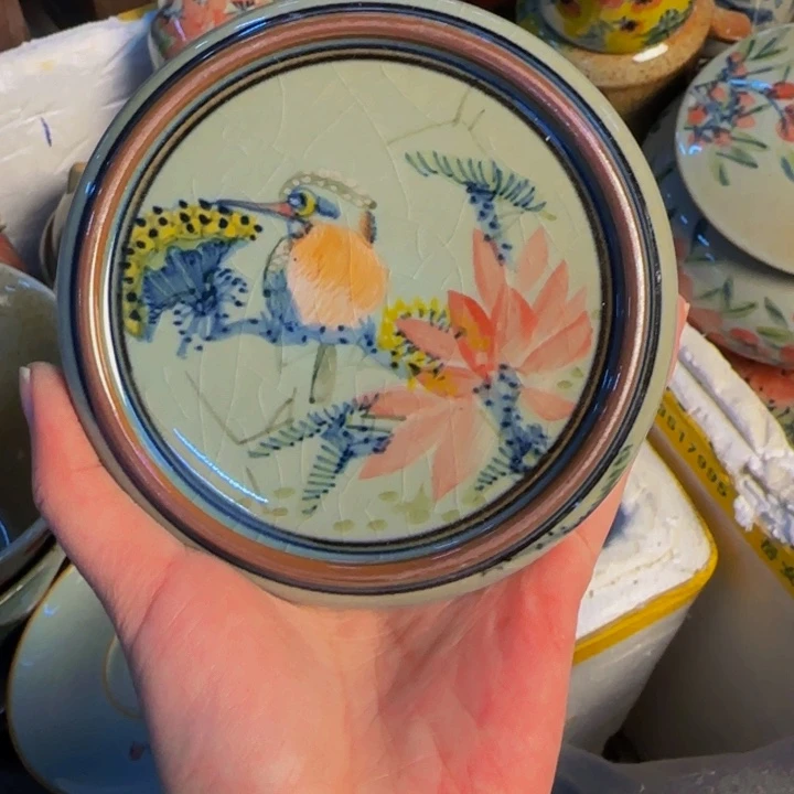 瓷片景德镇陶瓷手工手绘