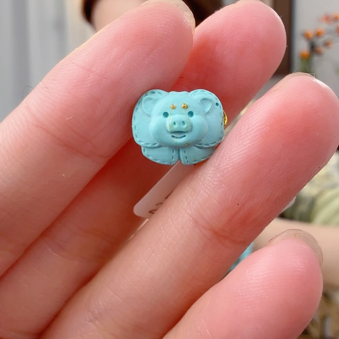 绿松石未镶嵌珠宝半成品