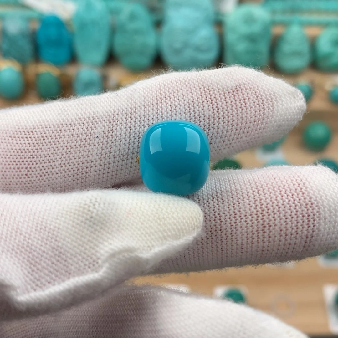 绿松石配饰未镶嵌卡13*12