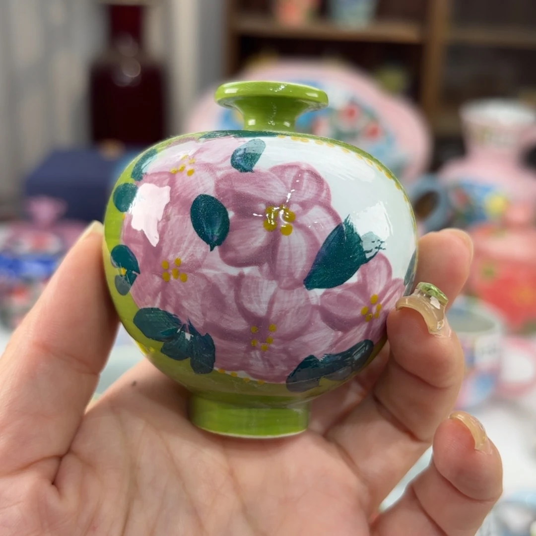 景德镇手绘高温釉下彩陶瓷茶具