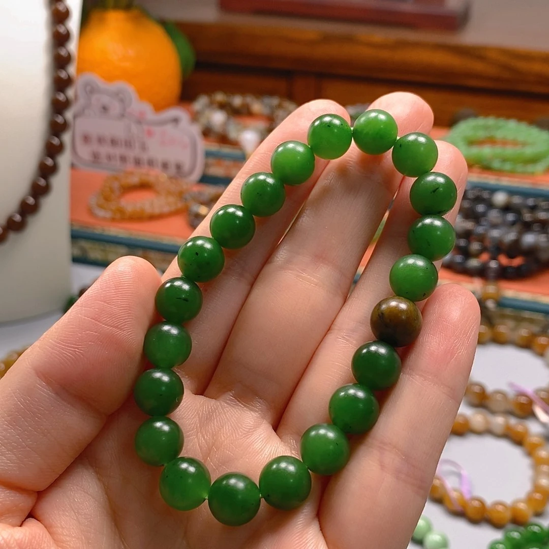 手串未镶嵌和田玉茗*?