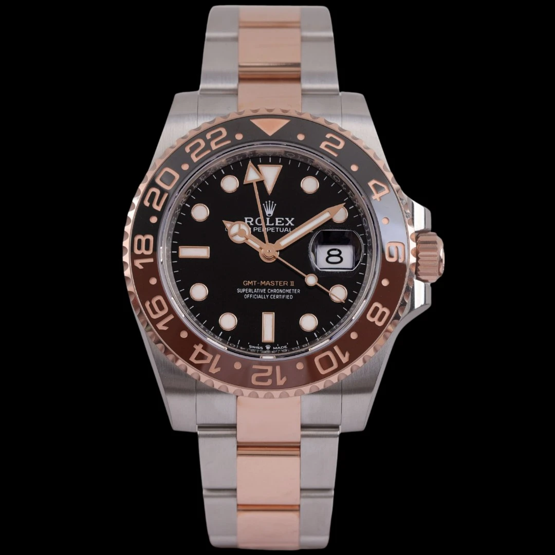 未使用 Rolex/劳力士 126711格林尼治型40mm间18k玫瑰金全套