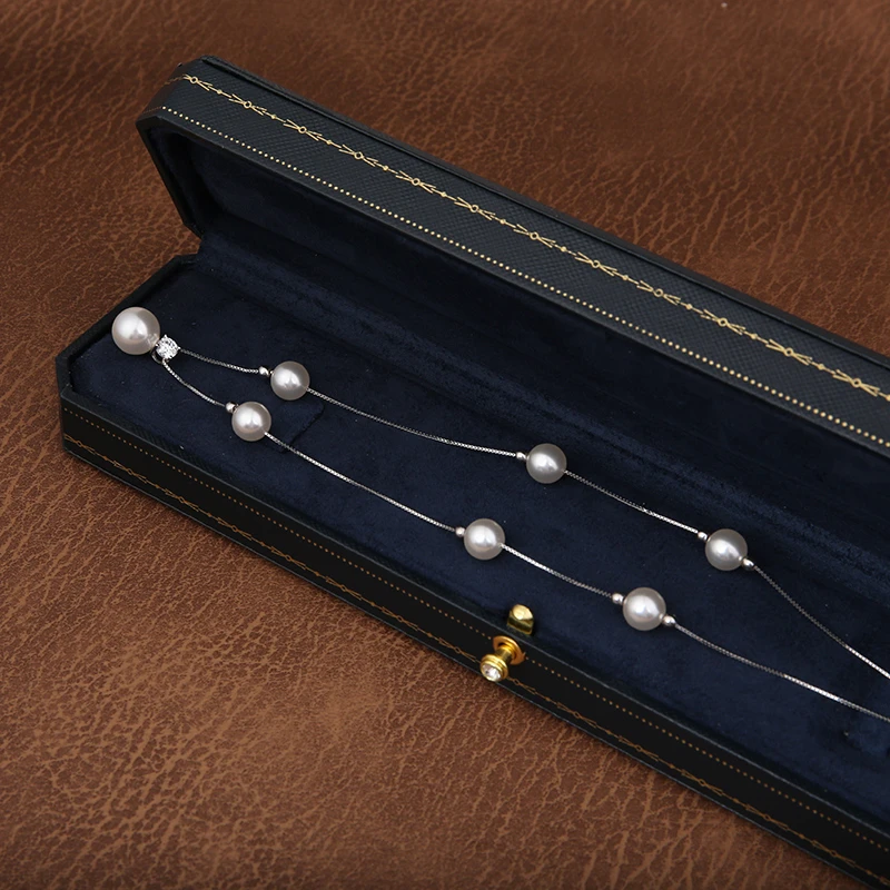 陌象 链子925银 优雅珠珠项链甜美风原创设计配饰百搭气质饰品