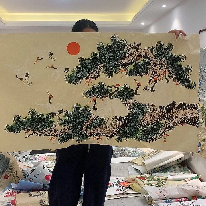 国画纸本艺术作品