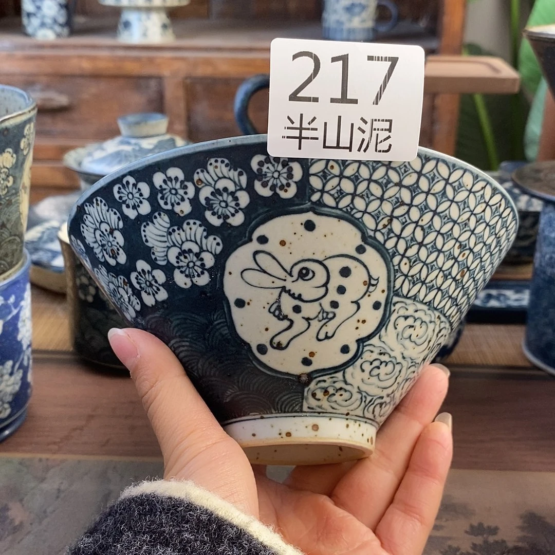 陶手工手绘青花高温陶瓷