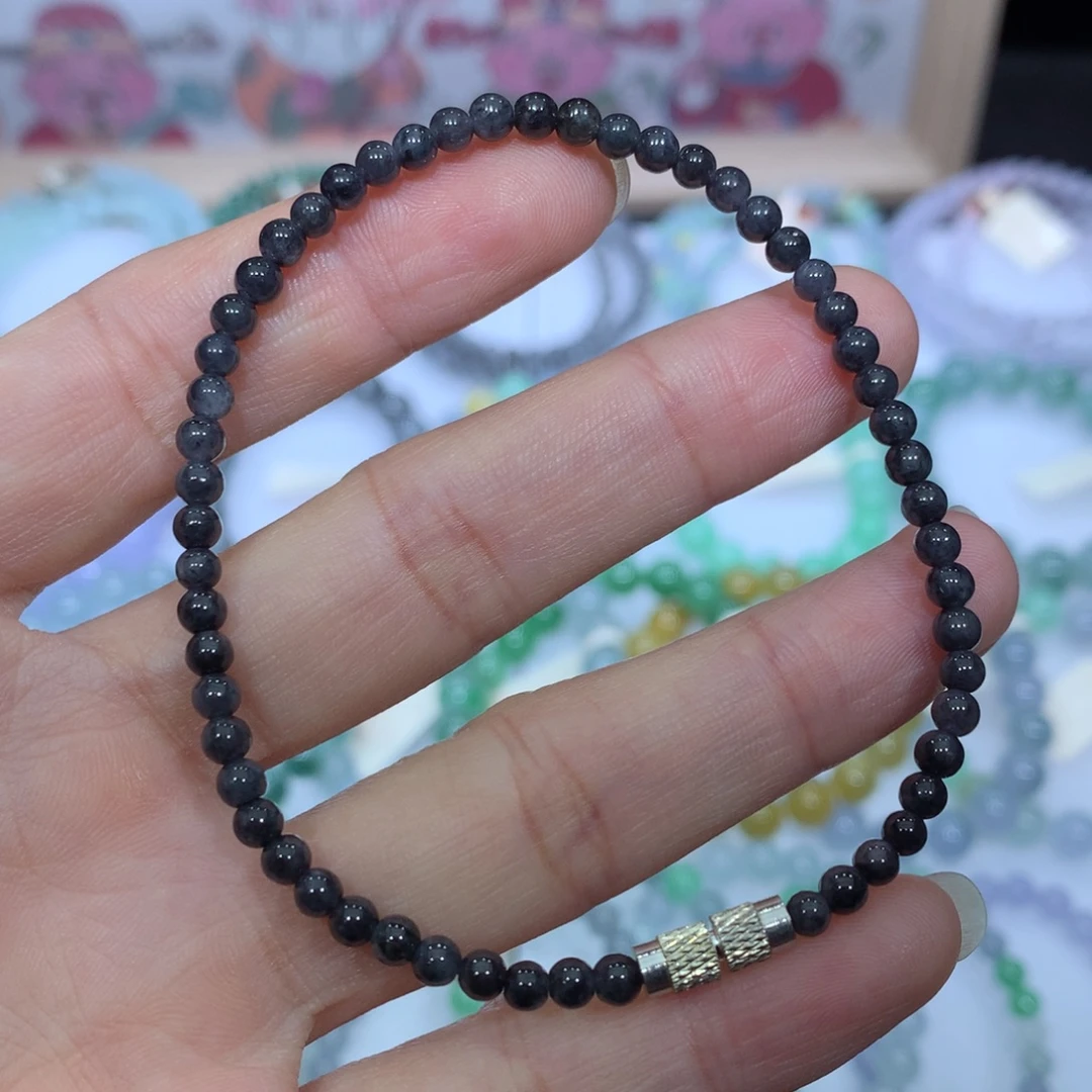 翡翠未镶嵌手链天然