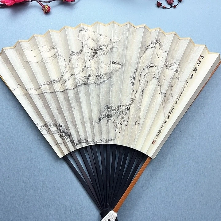 扇子95寸16方2.0排扣扇面