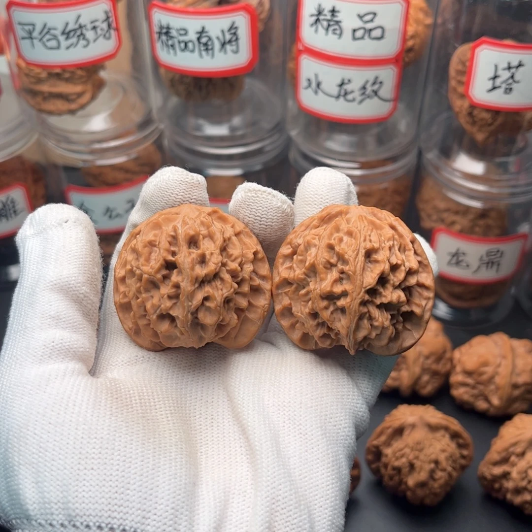 文玩核桃把件43全品老树苹果