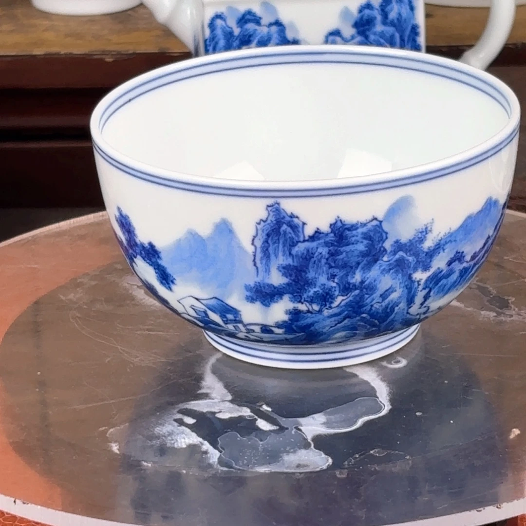 景德镇纯手工手绘主人杯