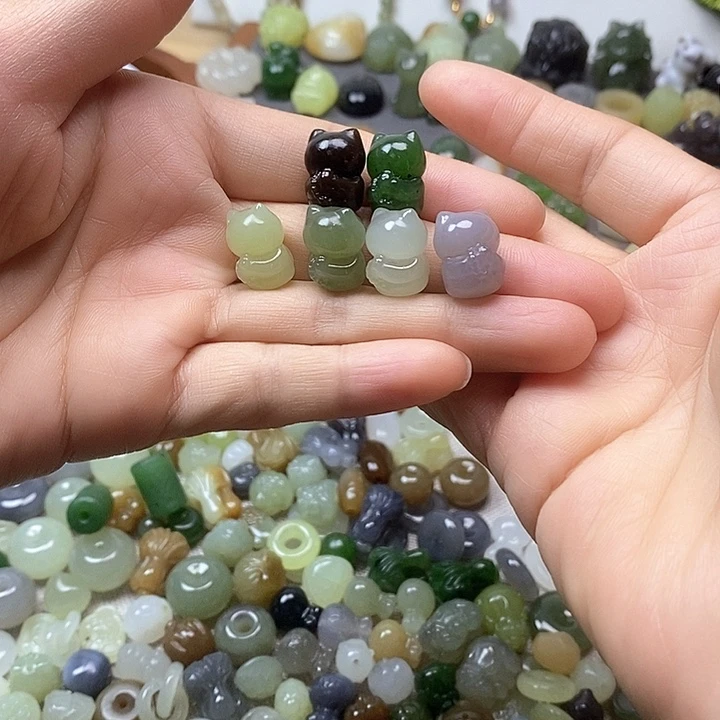 未镶嵌和田玉挂件猫98一个多样性发其一