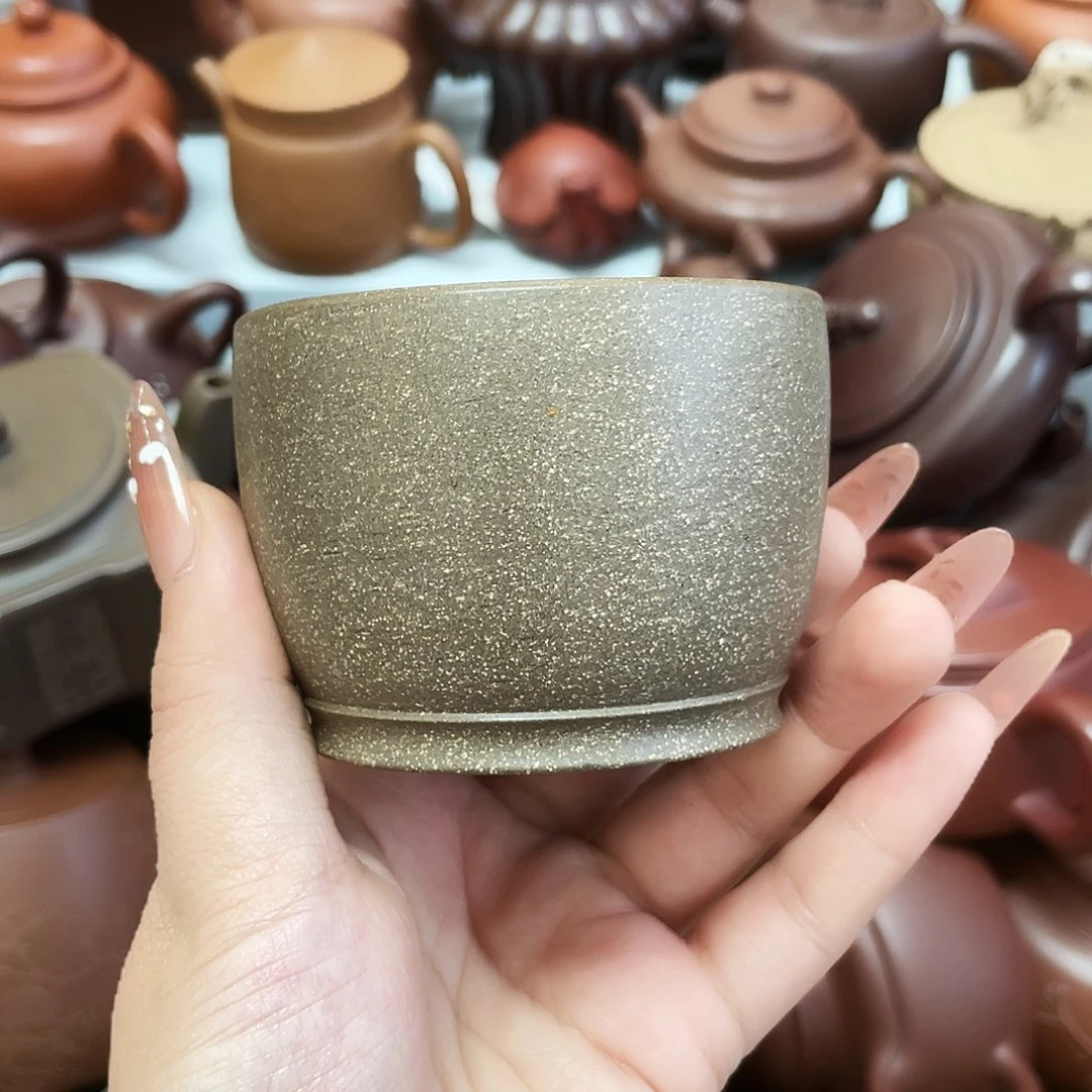 紫砂茶壶120cc段泥主人杯