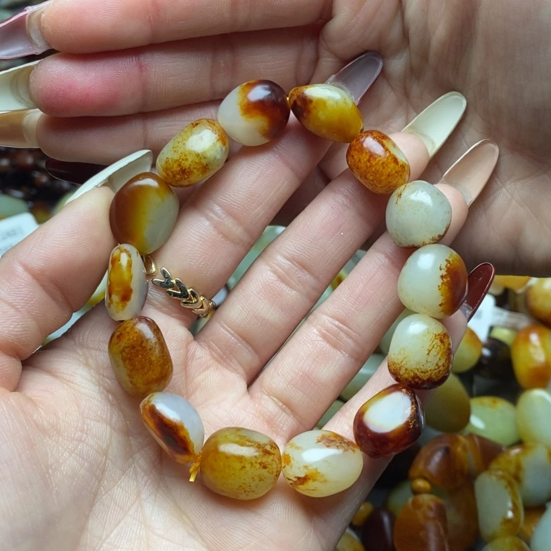 和田玉手链未镶嵌