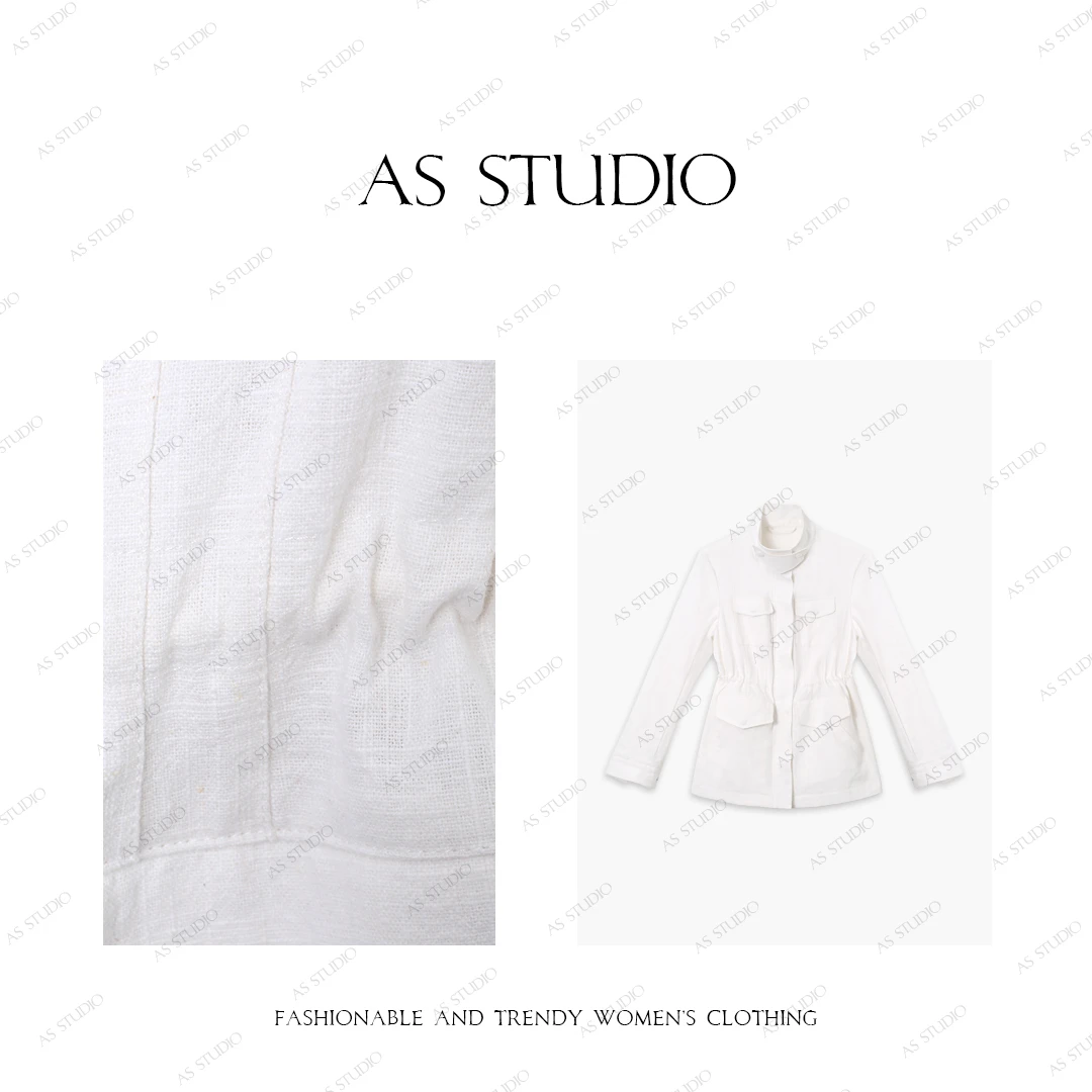 【AS小钱总】25新老钱风经典旅行者工装抽绳收腰夹克AS25CWT2322