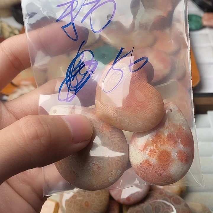 东***明硅化玉未镶嵌颈饰