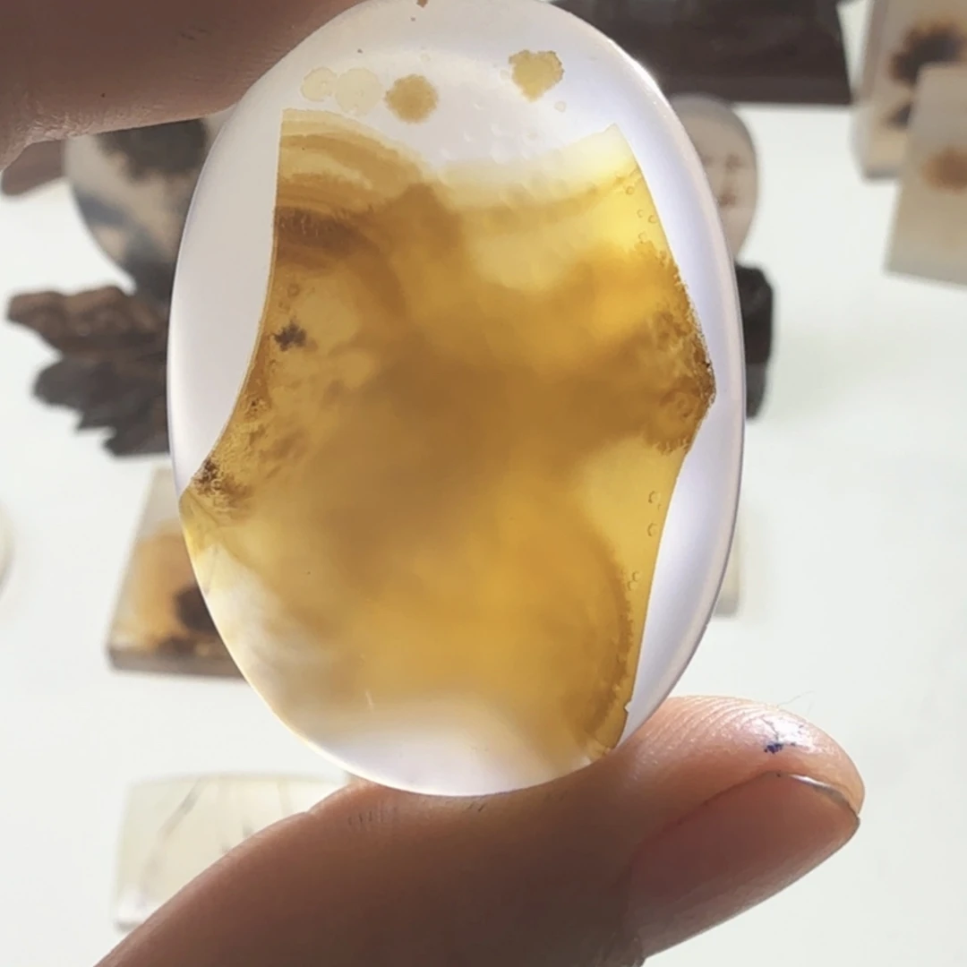 未镶嵌玛瑙/玉髓珠宝半成品