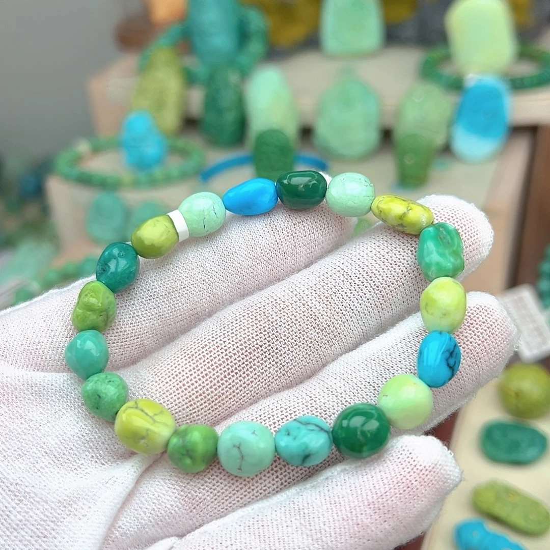 绿松石未镶嵌主播万珍