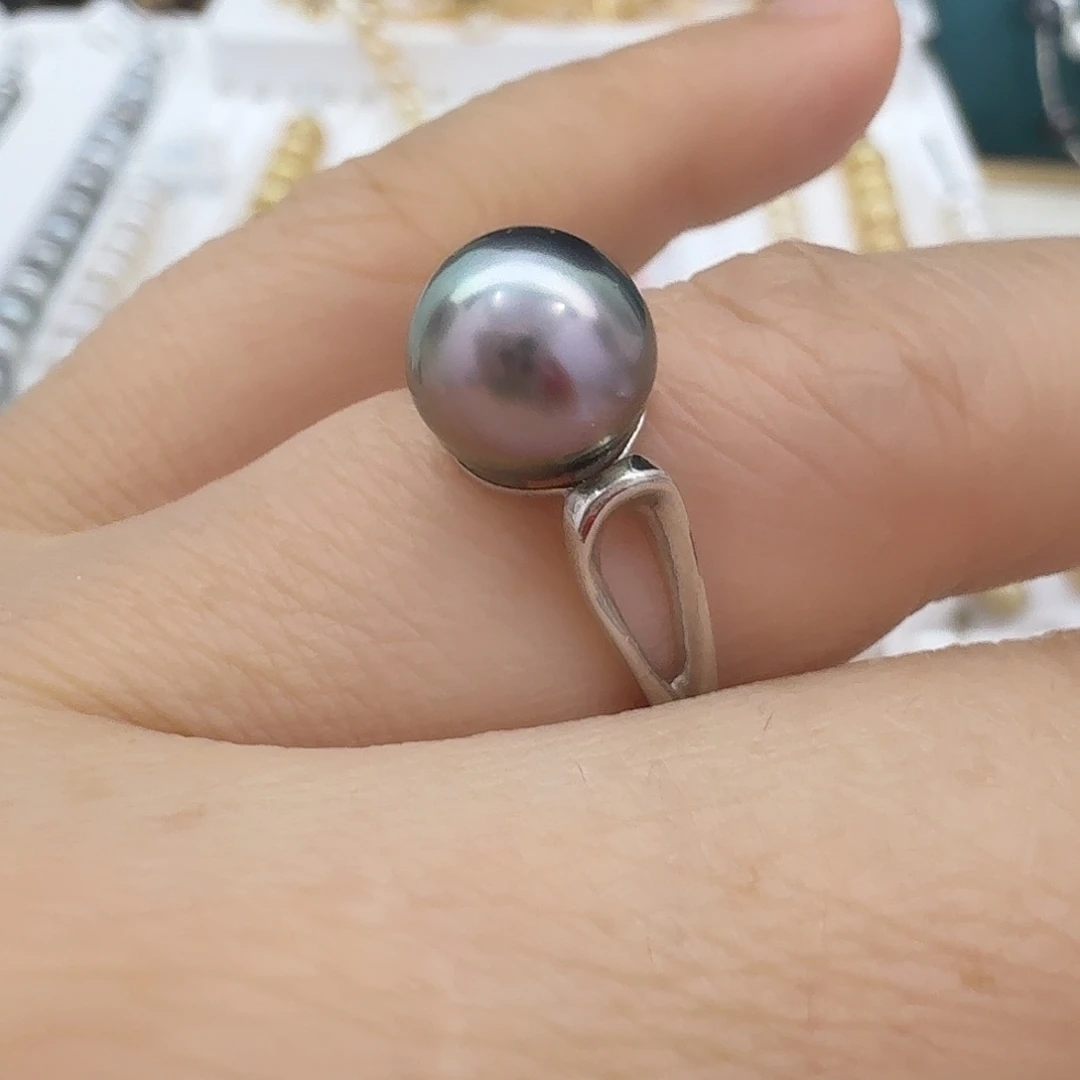 未镶嵌海水珍珠戒指