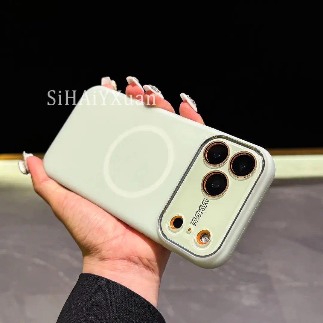 【相机键全包】亲肤磁吸果冻液态硅胶适用苹果17Promax手机壳16/15