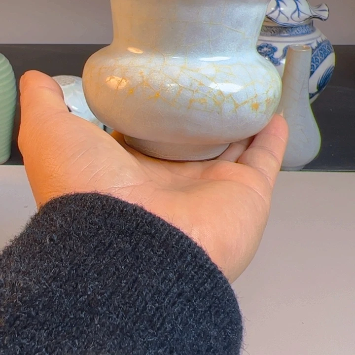 龙泉渣斗完整不包邮徳*齋