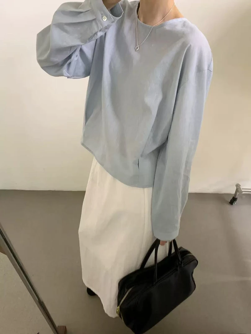 rour防晒系带衬衫0019