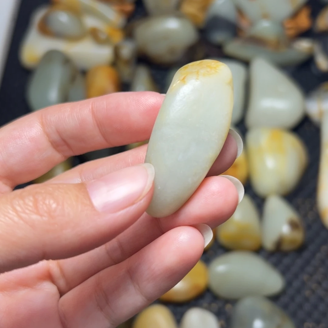 和田玉未镶嵌挂件A47